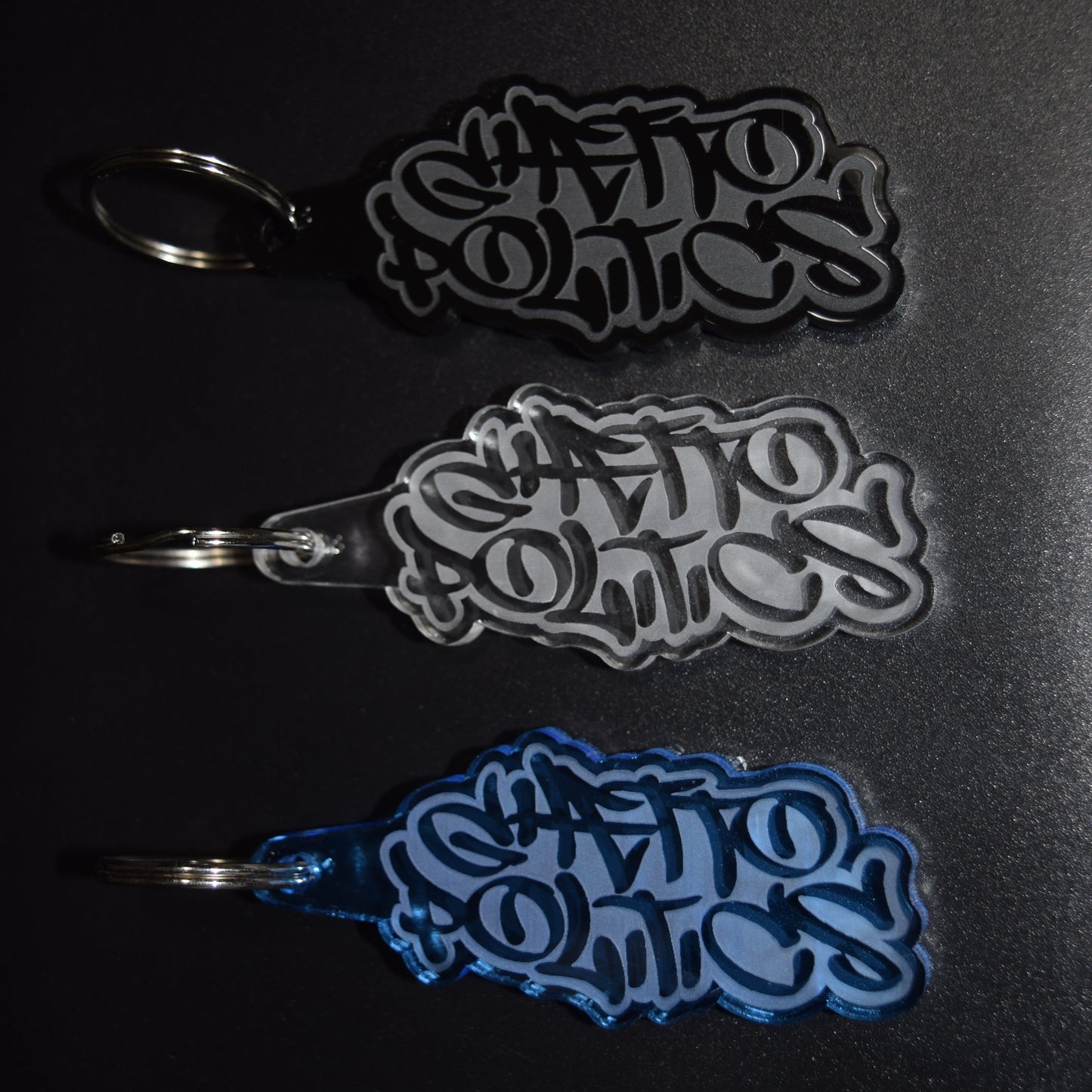 Ghetto Politics Key Chains (Acrylic)