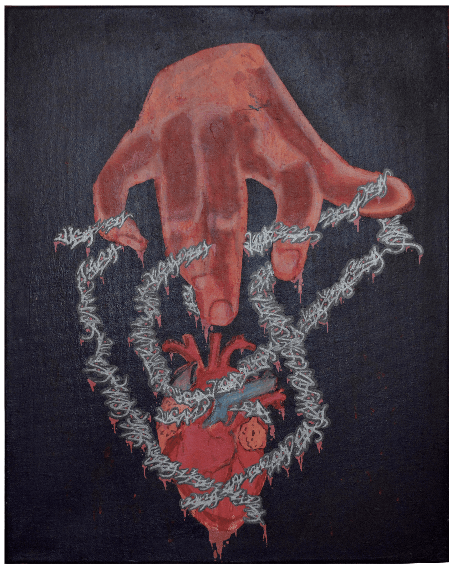 “Sangre en mis manos” by NYC Based Artist VISA
