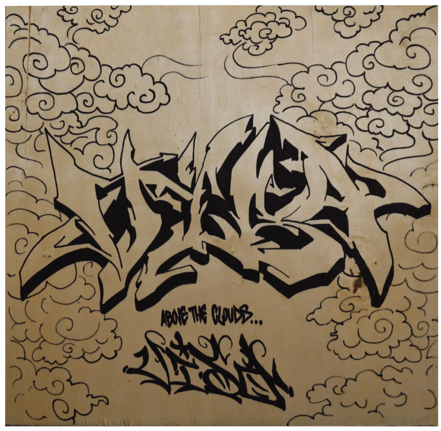 Wooden Wild style by NYC Based Artist VI$A